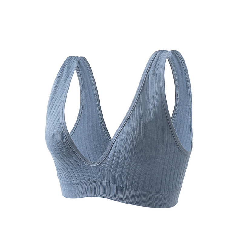 Besiūlė liemenėlė, skirta moteriškai, joga be pamušalo, moteriška liemenėlė Deep V Sexy Moteriškas apatinis trikotažas be nugaros apatinis apatinis trikotažas su apyrankėmis