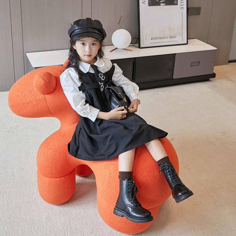 Koža za djevojčice Dugačka koža od mikrovlakana Flis Performance High Tube Modne pamučne čizme Dječje čizme za djevojčice na vezanje s okruglim prstima