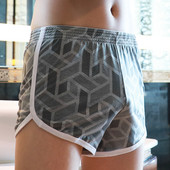 Мъжко бельо Свободни боксерки Шорти Панталони със стрелки Домашно облекло Мъжки къси панталони