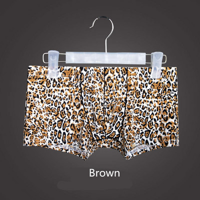 Muško donje rublje Boksačice s printom Ice Silk Transparent Smooth Prozračne U Convex Design Cueca Boxer Seksi gaće