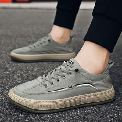 Pánske topánky, tenisky, nízke plátené, ležérne, šijacie, jednofarebné, šnurovacie, športové, priedušné, protišmykové, topánky pre mužov