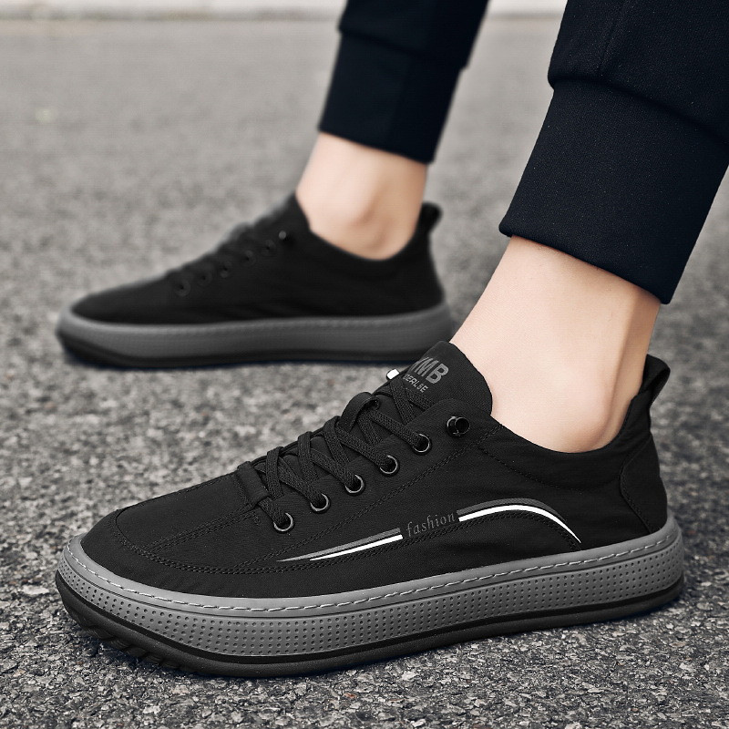 Pánske topánky, tenisky, nízke plátené, ležérne, šijacie, jednofarebné, šnurovacie, športové, priedušné, protišmykové, topánky pre mužov