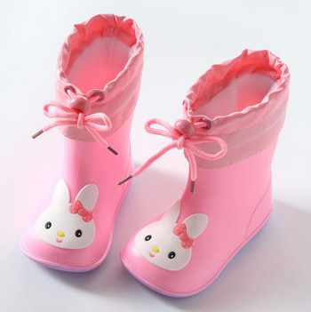 Безплатна доставка Детски обувки Дъждовни ботуши Зимни Бебешки момчета Момичета Снежни ботуши Обувки модни Бебешки обувки Детски гумени ботуши