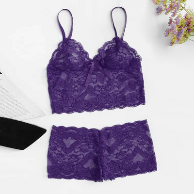 Pitsist naiste seksikas pesu, mood vabaaja magamisriided Camis topsid lühikesed püksid komplekt Babydoll pidžaama ööpesu Läbipaistva aluspesu ülikond