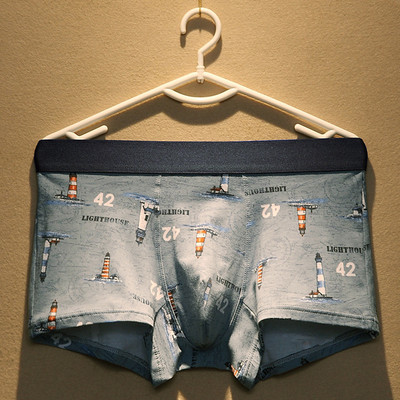 Bărbați bumbac boxer Homme Brand Chiloți pentru bărbați Chiloți pentru bărbați Pantaloni scurți pentru respirație U Convex Pouch Bărbați Plus Size