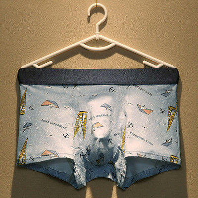 Bărbați bumbac boxer Homme Brand Chiloți pentru bărbați Chiloți pentru bărbați Pantaloni scurți pentru respirație U Convex Pouch Bărbați Plus Size