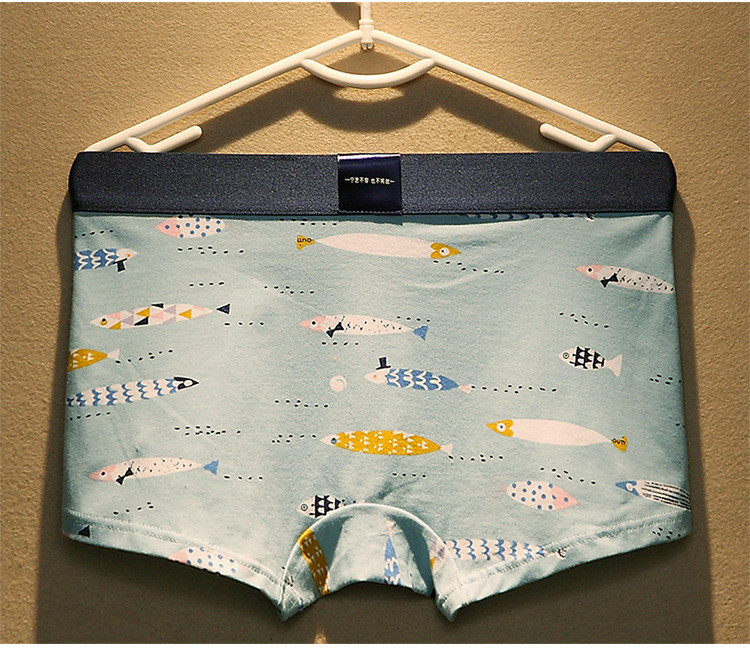 Bărbați bumbac boxer Homme Brand Chiloți pentru bărbați Chiloți pentru bărbați Pantaloni scurți pentru respirație U Convex Pouch Bărbați Plus Size