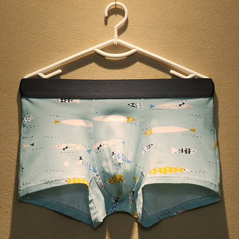 Bărbați bumbac boxer Homme Brand Chiloți pentru bărbați Chiloți pentru bărbați Pantaloni scurți pentru respirație U Convex Pouch Bărbați Plus Size