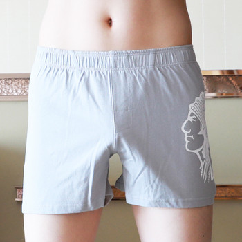 Домашно облекло Мъжки шорти Arrow Shorts Памучни свободни бикини Мъжки боксерки Hombre Shorts Младежки дишащи спални панталони Cuecas