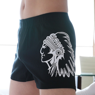 Domaća odjeća Muške kratke hlače Arrow Pamučne široke gaćice Muške bokserice Hombre kratke hlače Omladinska prozračna spavaćica Hlače Cuecas