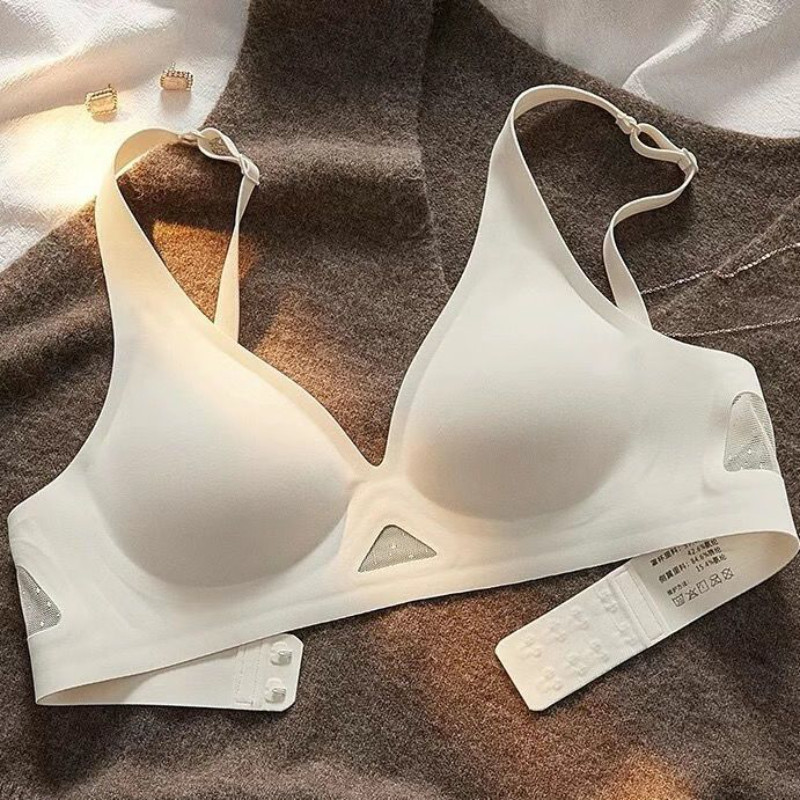 Υψηλής ποιότητας άνευ ραφής γυναικεία εσώρουχα καλοκαιρινού λεπτού τμήματος Αναπνεύσιμο και άνετο μικρό στήθος χωρίς ατσάλινο δαχτυλίδι Μαλακό σουτιέν στήριξης