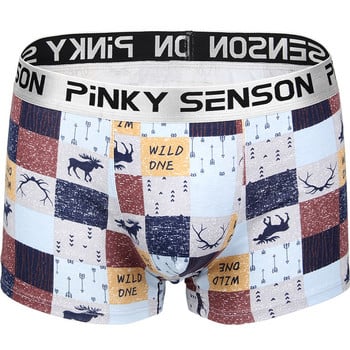 Fashion Youth Man Βαμβακερά εσώρουχα Spider Deer Print Cartoon Ανδρικά μπόξερ αναπνεύσιμα Cueca Calzoncillos Hombre σώβρακα