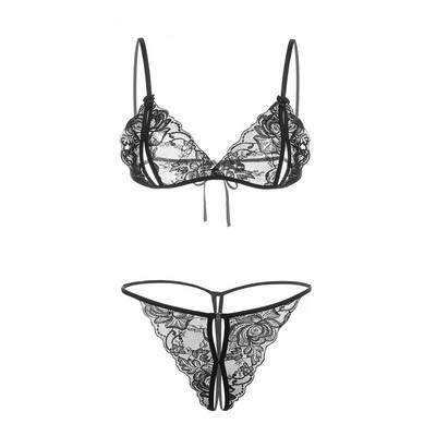 Naiste seksikas pesukomplekt Spordipesu komplekt Seljata pidžaama öörinnahoidja aluspüksid Erotic Bandage korsett Push rinnahoidja stringid bikiinid