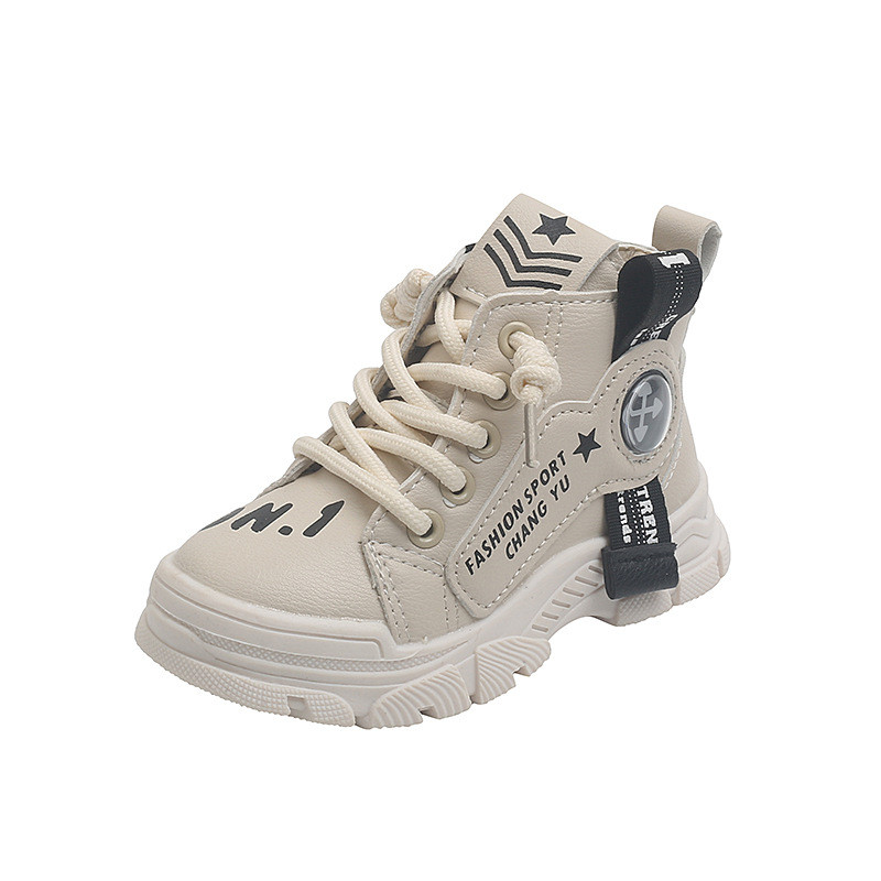 CAPSELLA KIDS Pantofi Toamna Iarna 1-6 Ani Copii Cizme la modă pentru Fete Băieți Botine Pantofi din piele moale Dimensiunea 21-30