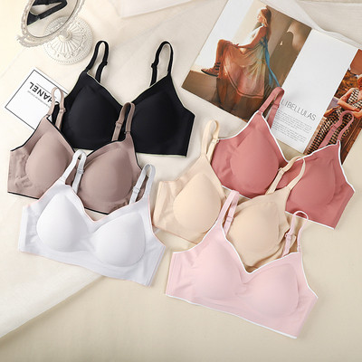 Női Szexi Sling Melltartó Aktív Push Up Varrat nélküli melltartó Női Napi fehérnemű Lányok Kényelem Bralette S-2XL Fehérnemű 0084