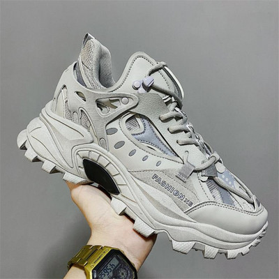 Luksuzne muške cipele za slobodno vrijeme, tenisice s platformom, muške vulkanizirane sportske cipele, modne muške tenisice, debele cipele Zapatos Hombre