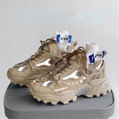 Luksuzne muške cipele za slobodno vrijeme, tenisice s platformom, muške vulkanizirane sportske cipele, modne muške tenisice, debele cipele Zapatos Hombre