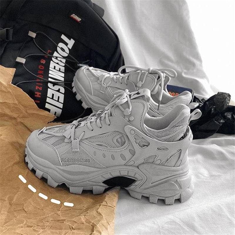 Luksuzne muške cipele za slobodno vrijeme, tenisice s platformom, muške vulkanizirane sportske cipele, modne muške tenisice, debele cipele Zapatos Hombre