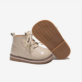 Pantofi noi de toamnă pentru bebeluși din piele pentru copii mici Cizme cu talpă din cauciuc pentru bebeluși la modă pentru băieți și fete ghete 15-25