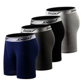 Seksi muško pamučno mekano muško donje rublje duge bokserice Omladinske konveksne velike torbice Boksačice gaće