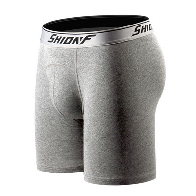 Seksi muško pamučno mekano muško donje rublje duge bokserice Omladinske konveksne velike torbice Boksačice gaće