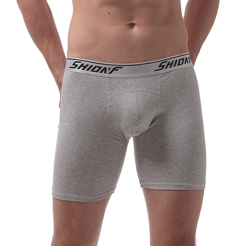 Seksi muško pamučno mekano muško donje rublje duge bokserice Omladinske konveksne velike torbice Boksačice gaće
