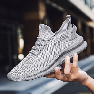 Pantofi pentru bărbați pentru vară, albi, pantofi pentru bărbați, respirabili, la modă, ușoare, negru, mers, mărime mare, pantofi de tenis pentru bărbați, Zapatillas Hombre