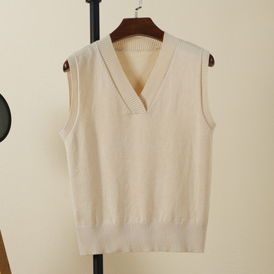 Estetinis megztinis Megztinis Moteriški Megztiniai Moteriški Liemenės Drabužiai Palaidinė Preppy Stilius Viršutiniai Šilti Korėjietiški Paminkštinti Moteriški megzti