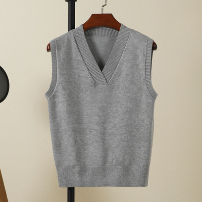 Estetinis megztinis Megztinis Moteriški Megztiniai Moteriški Liemenės Drabužiai Palaidinė Preppy Stilius Viršutiniai Šilti Korėjietiški Paminkštinti Moteriški megzti