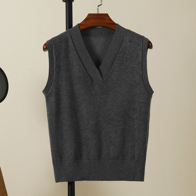 Estetinis megztinis Megztinis Moteriški Megztiniai Moteriški Liemenės Drabužiai Palaidinė Preppy Stilius Viršutiniai Šilti Korėjietiški Paminkštinti Moteriški megzti