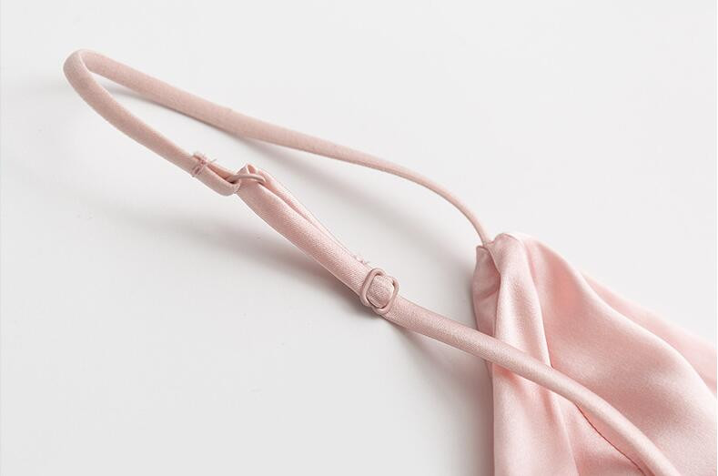 88% mătase reală, 12% spandax, cupă triunghiulară, fără pereți, sexy de zi cu zi, sutien fără sârmă fără fir Bralette TG121