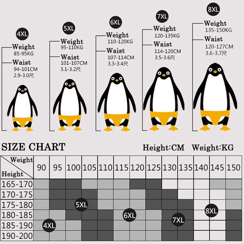 Modne visokokvalitetne bokserice Donje rublje Muško 4XL-8XL veće veličine Muško donje rublje Boksačice Ravna stopala Gaćice Gaće