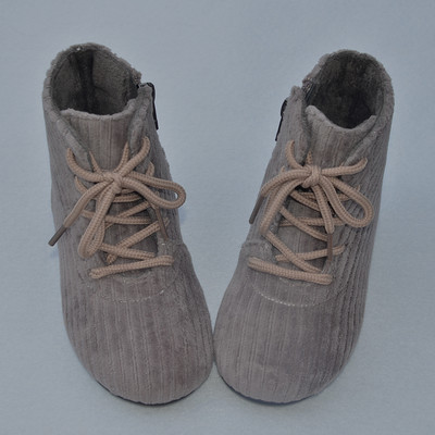 Cizme fete copii pantofi de iarnă țesătură velur vârf rotund cu șiretul fermoar copii Nina Zapatos Chaussure SandQbaby 2022 toamna nou