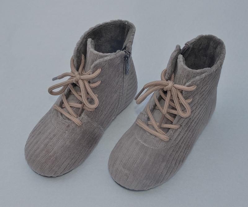 Cizme fete copii pantofi de iarnă țesătură velur vârf rotund cu șiretul fermoar copii Nina Zapatos Chaussure SandQbaby 2022 toamna nou