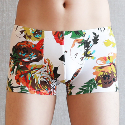 Chiloți bărbați din mătase de gheață Lenjerie de corp pentru bărbați Boxer pentru bărbați Boxer la modă pentru bărbați Chiloți sexy pentru bărbați
