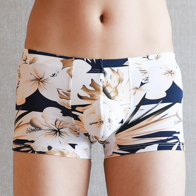 Chiloți bărbați din mătase de gheață Lenjerie de corp pentru bărbați Boxer pentru bărbați Boxer la modă pentru bărbați Chiloți sexy pentru bărbați