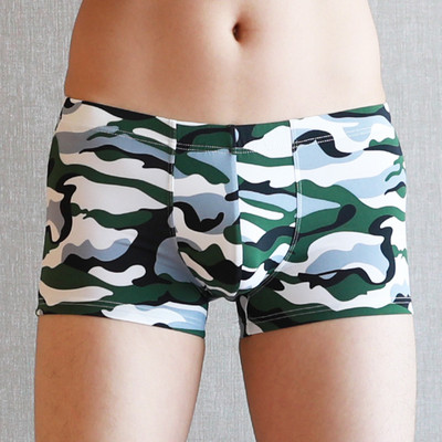 Chiloți bărbați din mătase de gheață Lenjerie de corp pentru bărbați Boxer pentru bărbați Boxer la modă pentru bărbați Chiloți sexy pentru bărbați