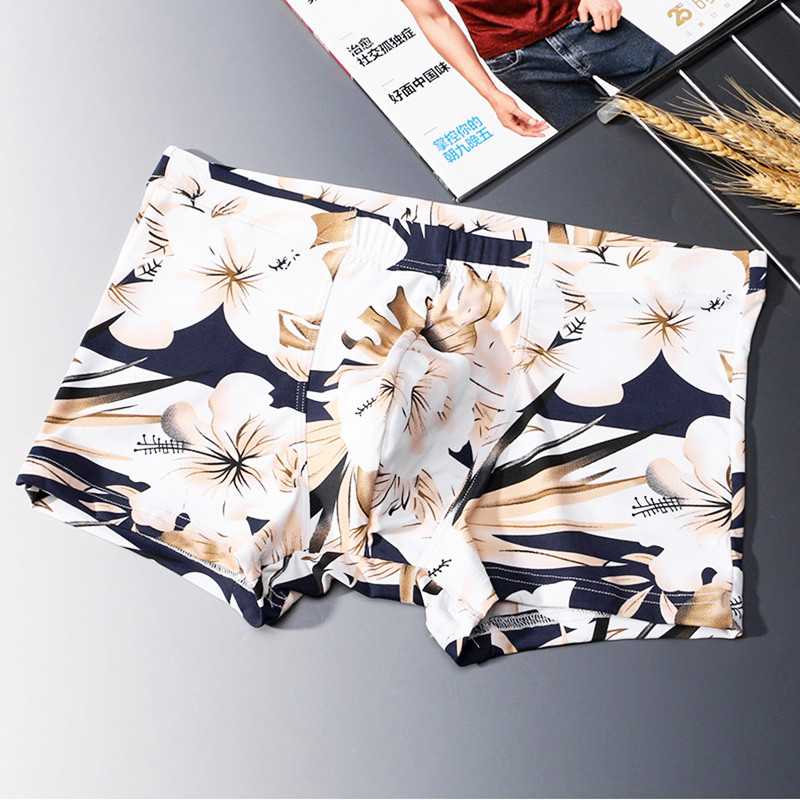 Chiloți bărbați din mătase de gheață Lenjerie de corp pentru bărbați Boxer pentru bărbați Boxer la modă pentru bărbați Chiloți sexy pentru bărbați