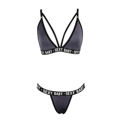 Set de lenjerie sexy pentru femei Pijamale Set sutien și chiloți de noapte Bikini Pijamale fără spate Set exotic Haine erotice нижнее белье женское