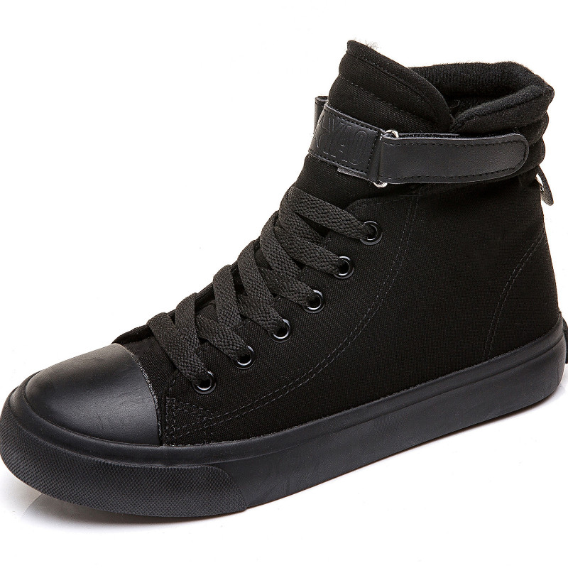 Visoke platnene cipele Muške modne tenisice Crne dizajnerske cipele za muškarce Ležerne muške tenisice na vezanje i petlju Tenis Masculino