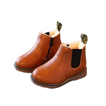 Botas Soft Sole Kid Boot Φθινοπωρινό Χειμώνας Νέο Λούτρινο Boy Boy Ankle British Girl Boot Retro Fashion Κοντό μποτάκι παιδικό παπούτσι Zapatos Niña