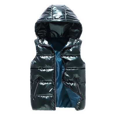 Žieminiai gobtuvai, blizgūs be rankovių parkai Moteriški laisvalaikio vandeniui atsparūs pūkiniai medvilniniai lengvos liemenės Jacekts korėjietiškos šiltos 4xl paltai