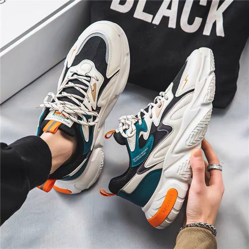 Muške vulkanizirane cipele Mrežaste prozračne cipele s platformom Muške cipele za slobodno vrijeme Radne cipele s plitkim ustima i okruglim prstima Trendi cipele za muškarce