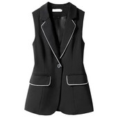 Γυναικείο γιλέκο Νέο 2023 Ανοιξιάτικο φθινοπωρινό κοστούμι γιλέκο Κορεάτικο αμάνικο casual σακάκι γιλέκα Παλτό Γυναικείο γιλέκο εξωτερικά ενδύματα