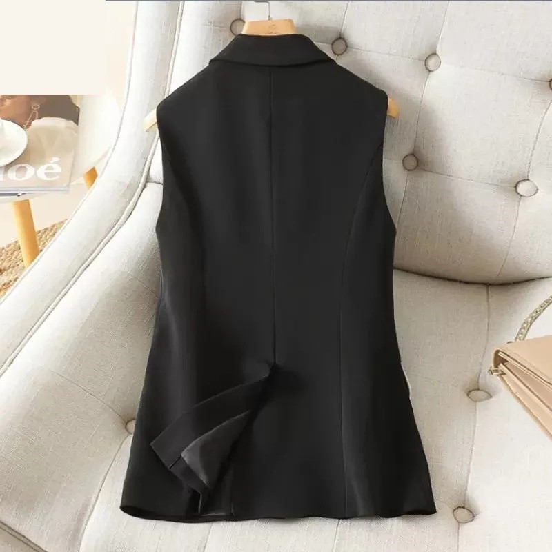 Γυναικείο γιλέκο Νέο 2023 Ανοιξιάτικο φθινοπωρινό κοστούμι γιλέκο Κορεάτικο αμάνικο casual σακάκι γιλέκα Παλτό Γυναικείο γιλέκο εξωτερικά ενδύματα