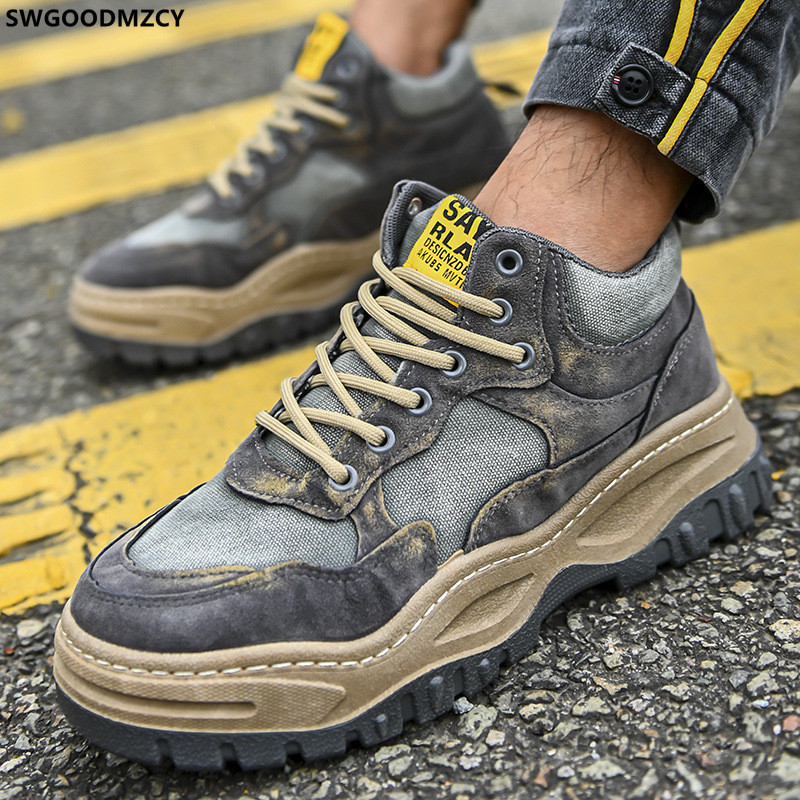 Kožne ležerne cipele s platformom za muškarce 2023. Visoke tenisice Sportska obuća Muška obuća za trčanje Muške krossovke muške Chaussure Homme