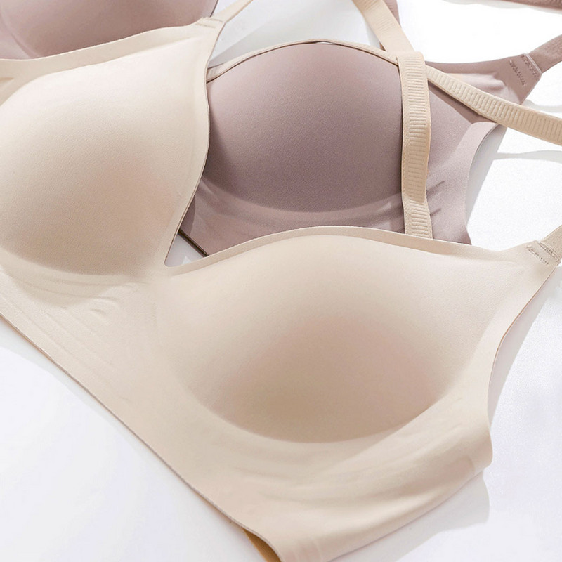 Sutien cu spate jos, fără sudură, fără fir, intim, pentru femei, sutiene în formă de U, pentru nuntă, fără spate, lenjerie subțire, moale, sexy