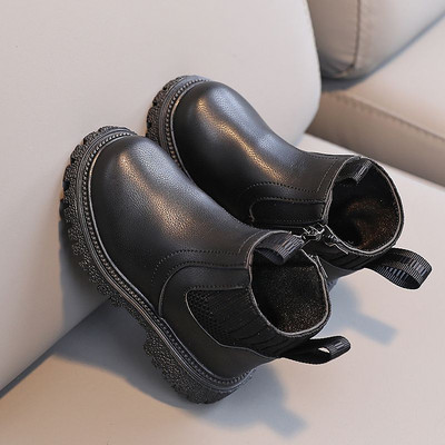 Zimske dječje cipele Toplije čizme za snijeg 1-10 godina stare Modne dječje čizme Čizme od PU kože Nove princeze za djevojčice Protuklizna stopala