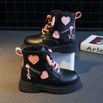 2023 Νέες κοντές μπότες για κορίτσια Ευέλικτη αγάπη Χαριτωμένα παιδικά παπούτσια casual μόδα Απαλό ροζ Hot εκπτώσεις Drop Shipping Παιδικές μπότες Απλές