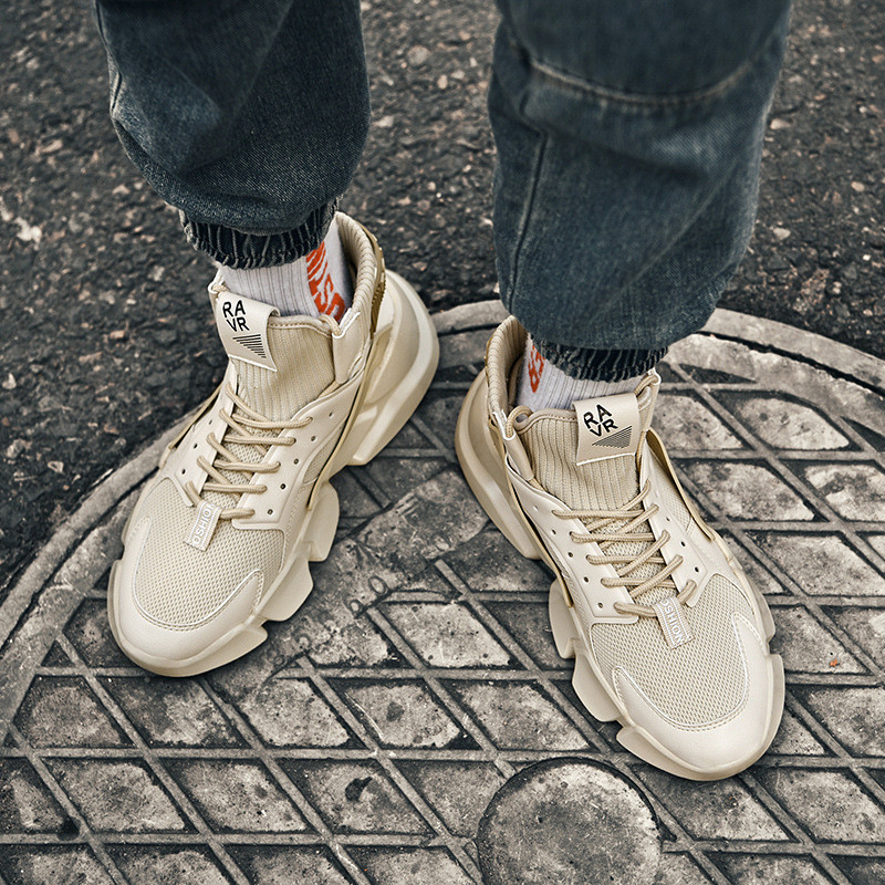 Bărbați pantofi vulcanizați 2023, pantofi ușori la modă, bărbați, femei, pantofi cu înălțime înaltă, pantofi de alergare, respirabili, plus mărime 46